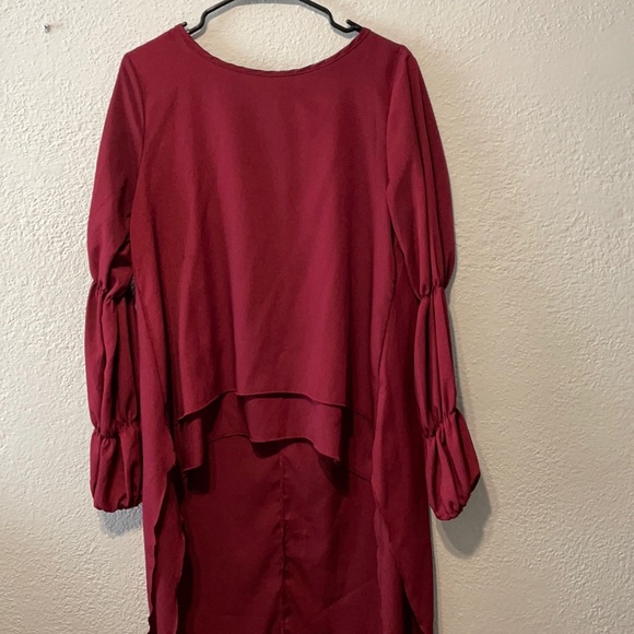 Tops - Red long sleeve shirt size small